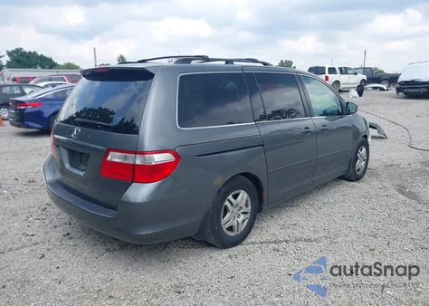 2007 Honda Odyssey Ex-L из США, поврежденный, VIN 5FNRL38737B134384